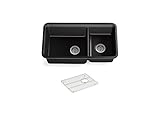 KOHLER K-8204-CM1 Cairn Sink, 33 in, Matte Black