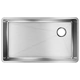 Elkay ECTRU30179RT Crosstown Single Bowl Undermount Stainless Steel Sink
