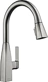 Peerless Xander Single-Handle Kitchen Sink Faucet with Pull Down Sprayer, Stainless P7919LF-SS