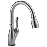 Delta Faucet Leland Touch Kitchen Faucet Brushed Nickel, Kitchen Faucets with Pull Down Sprayer,...