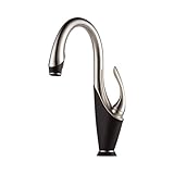 Brizo 64355LF-SSCO Vuelo Pullout Spray Single Handle Kitchen Faucet with Smart Touch Technology,...