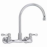 American Standard Heritage 7293152.002 W/M Sink, Metal LEV HDL, GOOSENECK SPT, 19.30 in wide x 13.40...