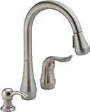 Peerless P188102LF-SSSD-W Apex, Kitchen Single Handle Pull Down, Stainless