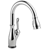 Delta Faucet Leland Touch Kitchen Faucet Chrome, Chrome Kitchen Faucets with Pull Down Sprayer,...