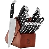 J.A. Henckels International Statement Kitchen Knife Set, 15-pc, Chef Knife, Knife Sharpener, Kitchen...
